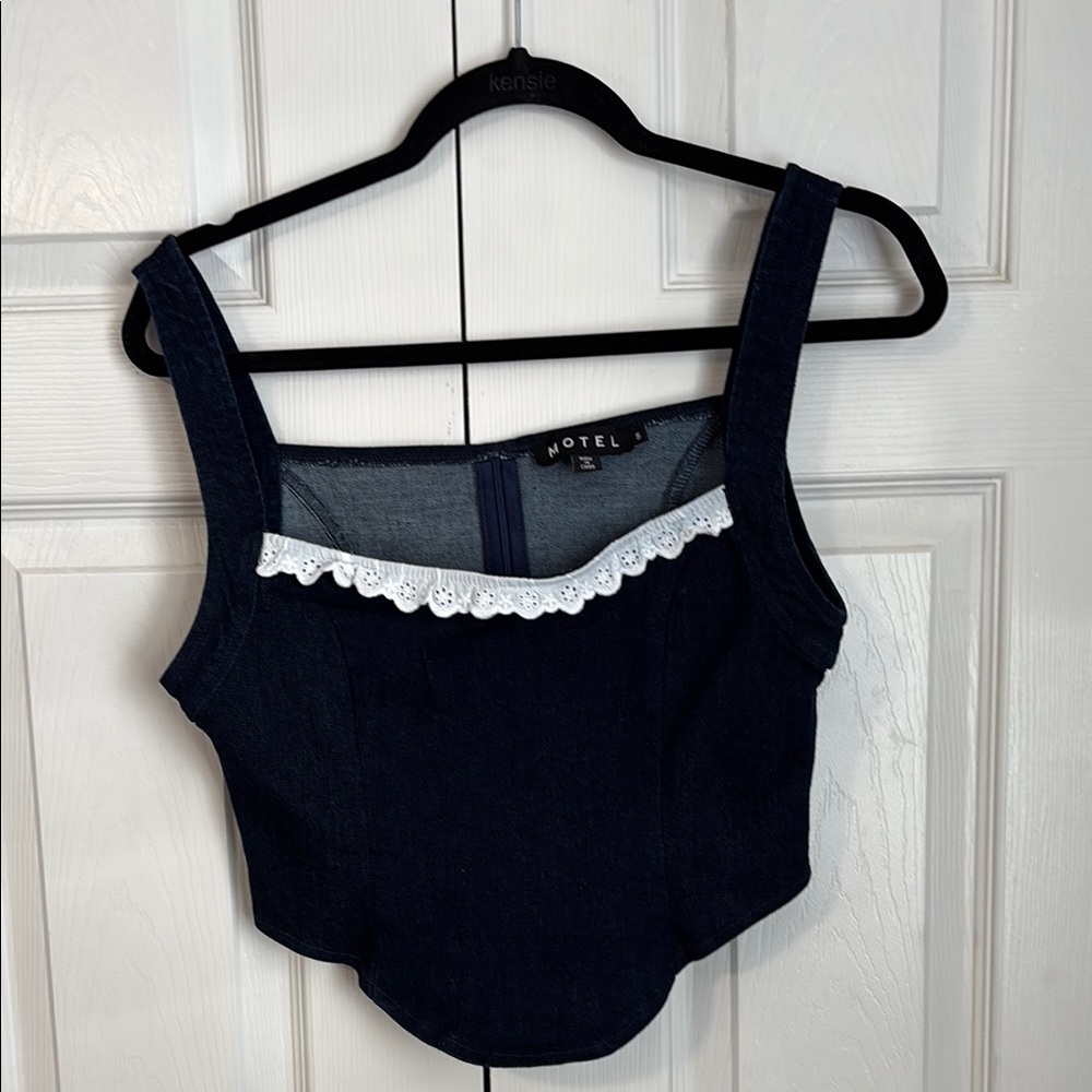 Motel Rocks Denim Tank top